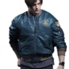 Leon S Kennedy Resident Evil 4 Remake Blue Jacket