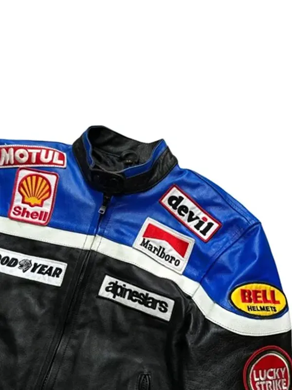 Lucky Strike Blue Racing Jacket