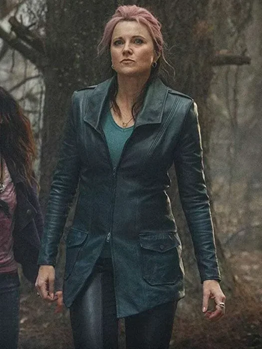 Lucy Lawless Ash vs Evil Dead Leather Coat