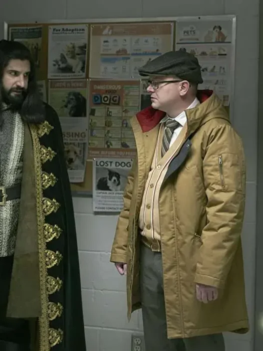 Mark Proksch What We Do in the Shadows Brown Hooded Jacket