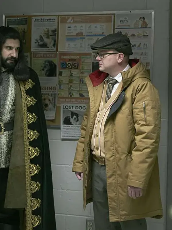 Mark Proksch What We Do in the Shadows Brown Hooded Jacket