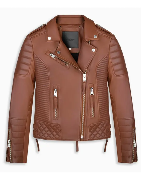 Mary Bonnet Selling Sunset Leather Jacket