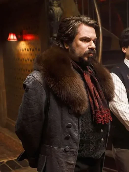 Matt Berry What We Do in the Shadows Leather Coat