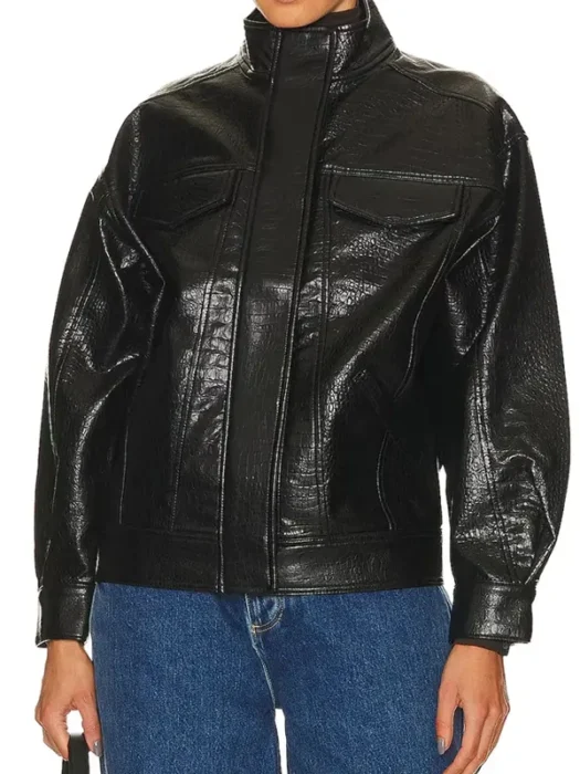 Mayci Neeley The Secret Lives of Mormon Wives Bomber Leather Jacket