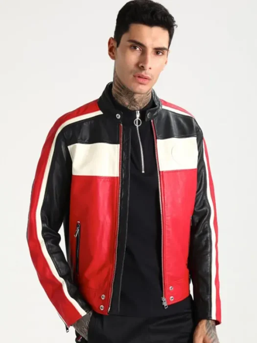 Men Biker Hot Selling Leather Jacket