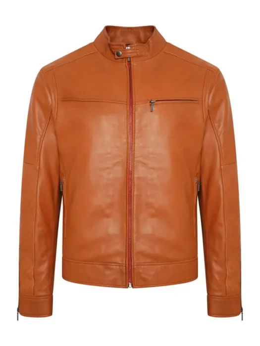 Men’s Classy Brown Leather Jacket