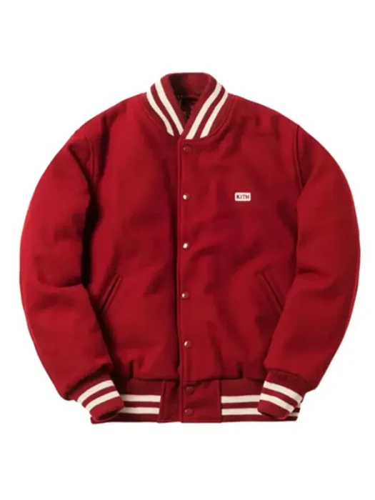 Men's Coca-Cola All Red Wool Bomber Vintage Varsity Jacket