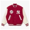 Men’s NY Yankees Baseball Dark Red Varsity Jacket