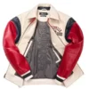 Men's Pelle Pelle World Famous Soda Club Genuine Cowhide Leather Bomber Jacket