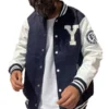 Mens Yonsei University Letterman Varsity Jacket