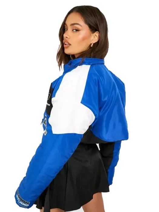 Moto Padded Bomber Jacket Back