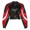 Motorcycle Leather Jacket for Women