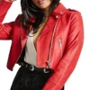 NEW HOT Women Genuine Lambskin Real Leather Jacket