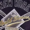 New York Letterman Yankees Logo Mash Up NY College Baseball Varsi