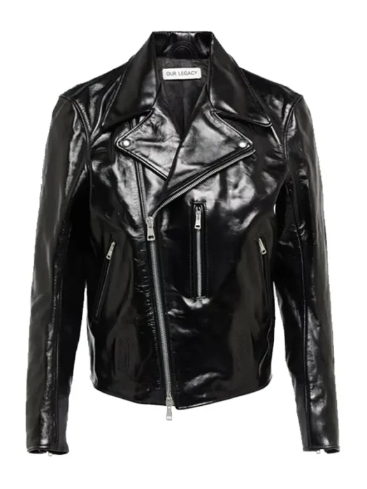 Our Legacy Hellraiser Black leather jacket