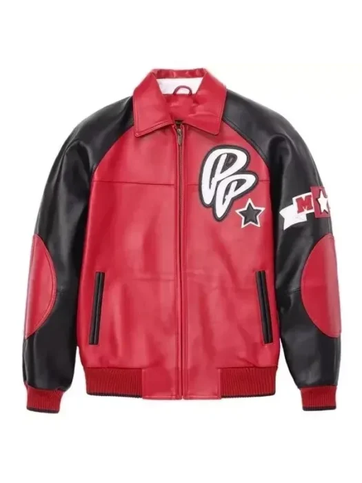 PELLE PELLE SODA CLUB RED-BLACK LEATHER JACKET