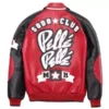 PELLE PELLE SODA CLUB RED-BLACK LEATHER JACKET BACK