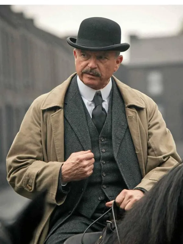 Peaky Blinders Sam Neill Long Cotton Coat