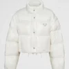 Prada Puffer White Jacket