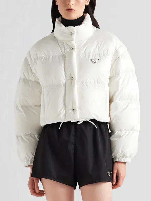 Prada White Puffer Jacket