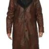 Premium Lambskin Brown Leather Coat for Men