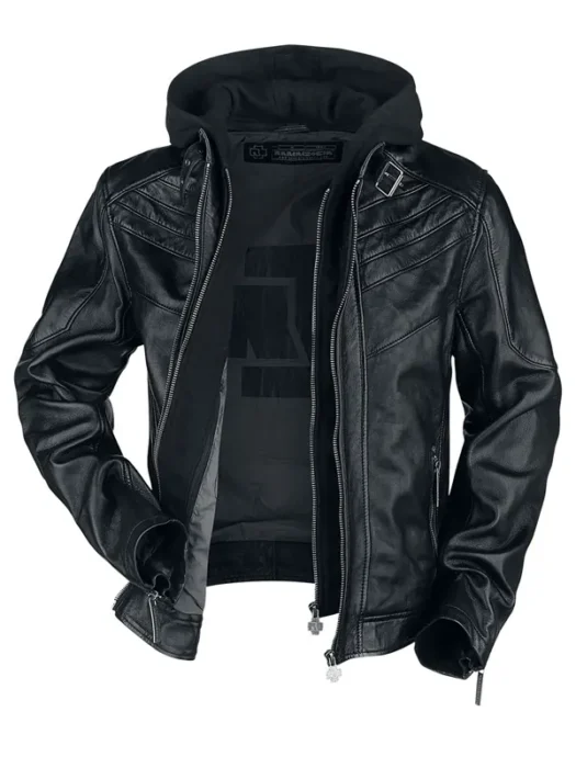 Rammstein Black Genuine Leather Jacket