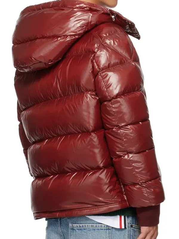 Red Maljasset Down Jacket Back