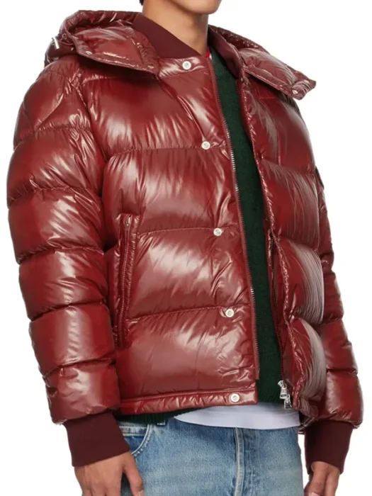 Red Maljasset Puffer Down Jacket