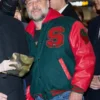 Russell Crowe Red Varsity Jacket