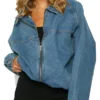 Sally Blue Oversized Blue Denim Jacket