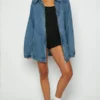 Sally Blue Oversized Denim Jacket