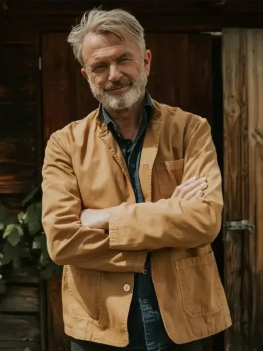 Sam Neill A New Zealand Treasure Brown Jacket