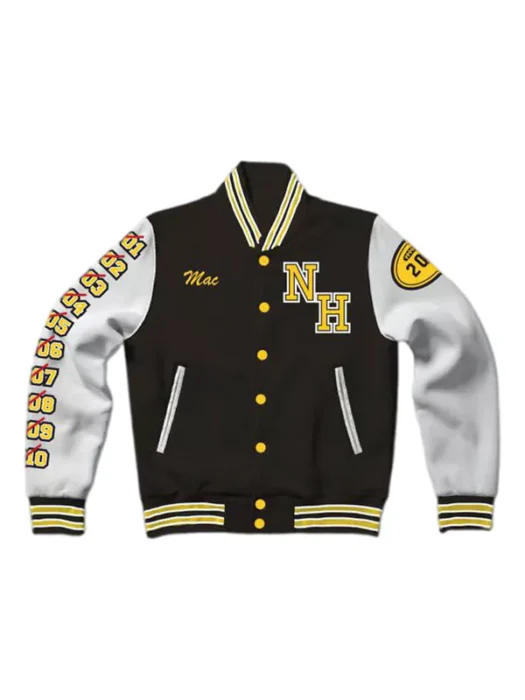 Snoop Dogg Letterman Black & White Jacket