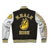 Snoop Dogg Letterman Black & White Jacket Back