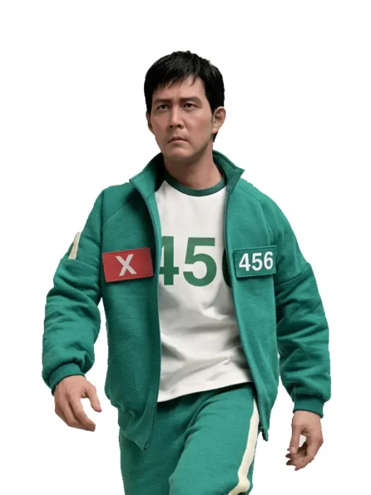 Squid Game Fleece Seong Gi-hun 456 Jacket