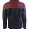 Star Trek Picard Season 3 Riker Leather Jacket Back