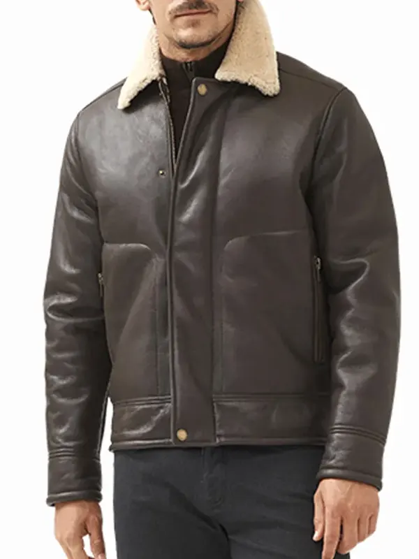 Steve Hawk Good Bones Season 9 Brown Leather Jacket