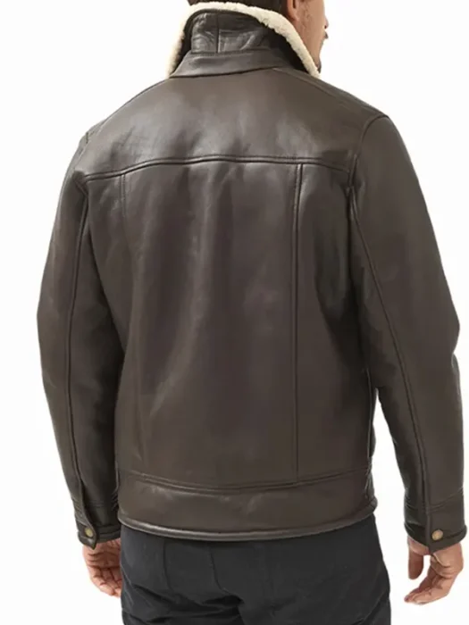 Steve Hawk Good Bones Season 9 Leather Jacket Back