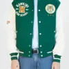 Stranger Things Hawkins Stadium Greeen Varsity Jacket