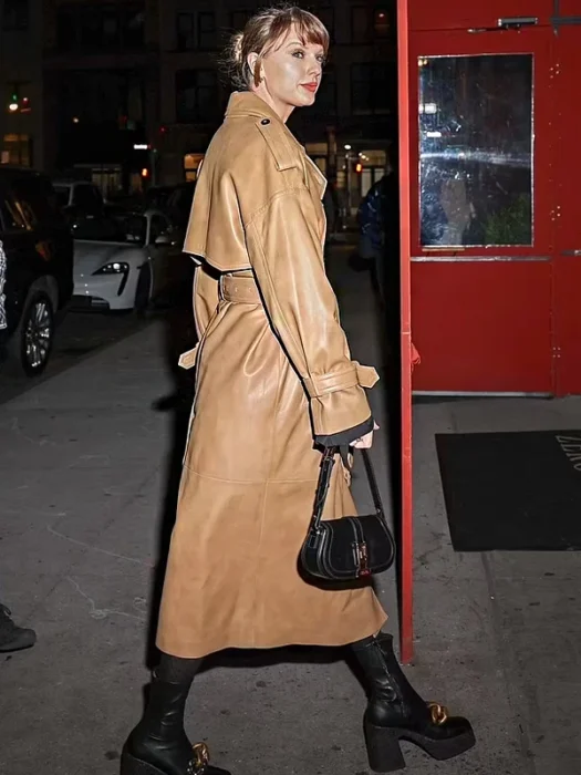 Taylor Swift Leather Coat