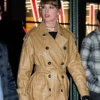 Taylor Swift Leather Trench Coat