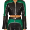 The Bold and the Beautiful Lisa Yamada Leather Cropped Jacket