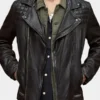 The Jetty Hannah Black Leather Jacket