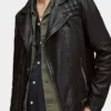 The Jetty Hannah BlackLeather Jacket