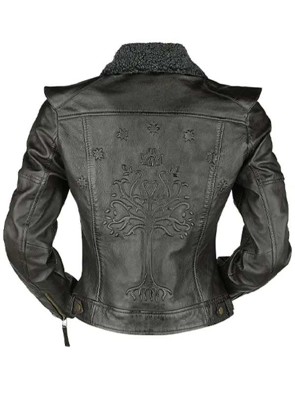 The Lord Of The Rings Aragorn Brown Leather Jacket Back