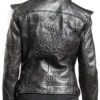 The Lord Of The Rings Aragorn Dark Brown Leather Jacket Back