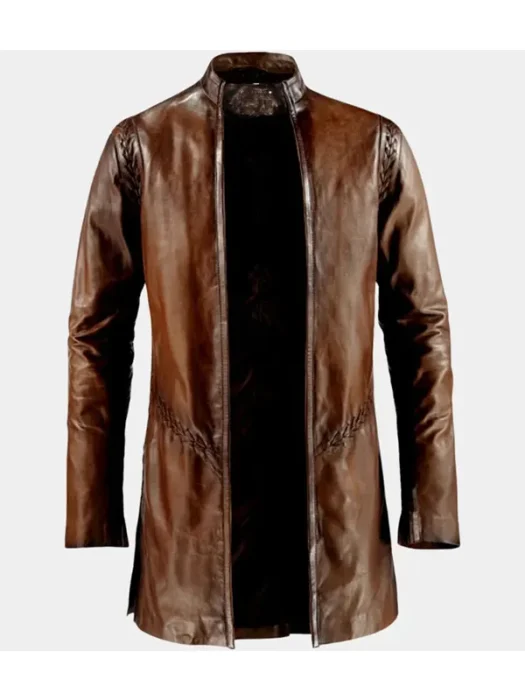 The Lord of the Rings Trilogy Viggo Mortensen Leather Coat