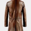 The Lord of the Rings Trilogy Viggo Mortensen Leather Coat Back