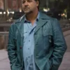 The Nice Guys Jackson Healy Blue Leather Jacket