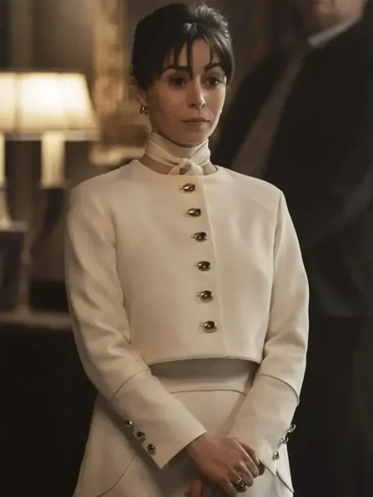 The Penguin Cristin Milioti Off White Jacket